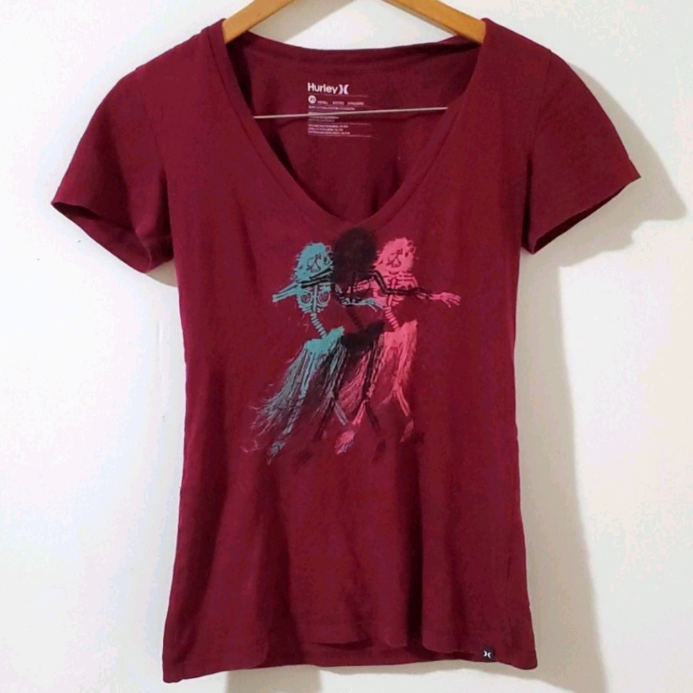 V-cut Hurley Tee